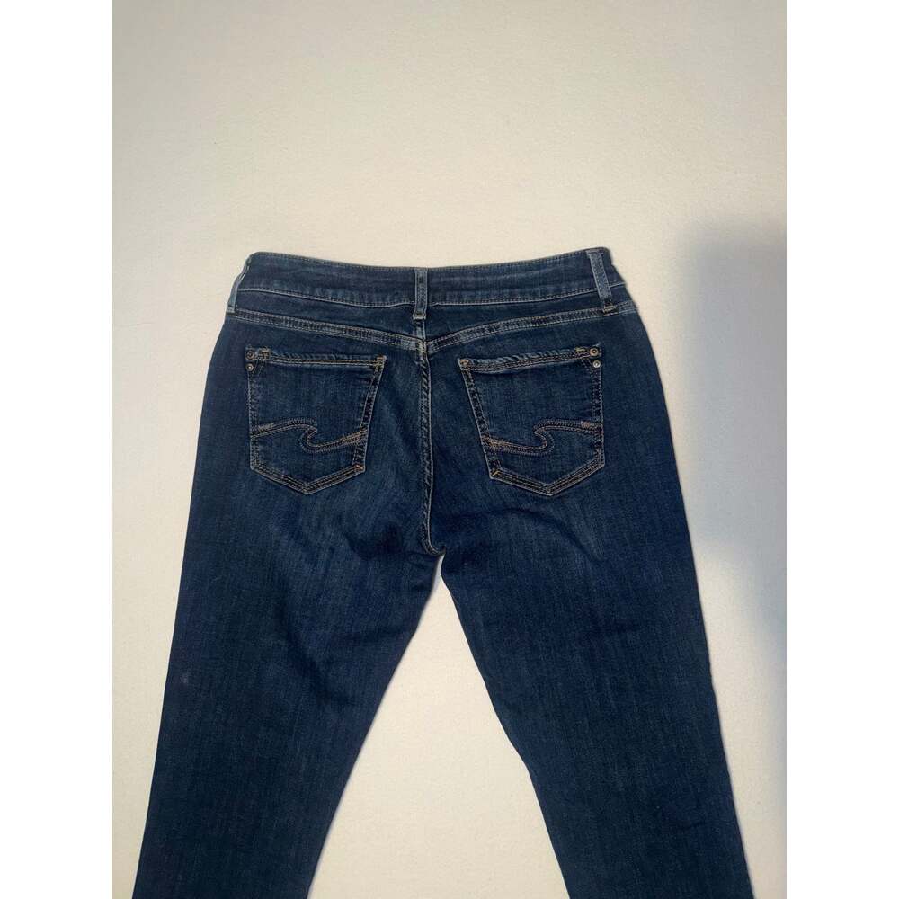 Silver jean CO women’s suki skinny crop blue jeans - Picture 16 of 16